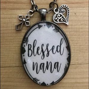Blessed Nana handmade necklace